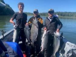Salmon fishing in Oregon!